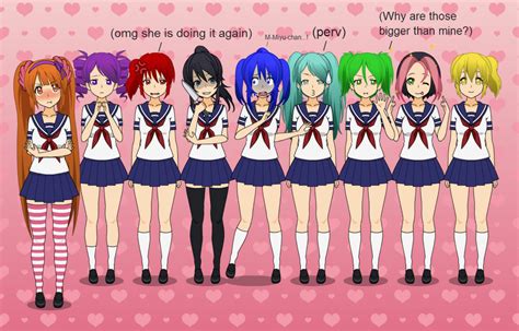 yandere simulator characters|yandere simulator character list.